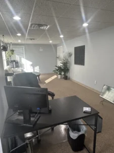 Wellness Center at Pasco waiting area with intake station